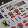 KELIK K35024 HUMVEE HMMWV M1036 with TOW Desert version Interior 3D Decal for Italeri kit 1/35